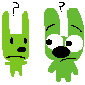 Yoyo meets Green Bunny by Egg